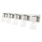 Z-Lite Titus 5 Light Vanity, 40in. W x 9.5in. H, Brushed Nickel 826-5V-BN - alternate 8
